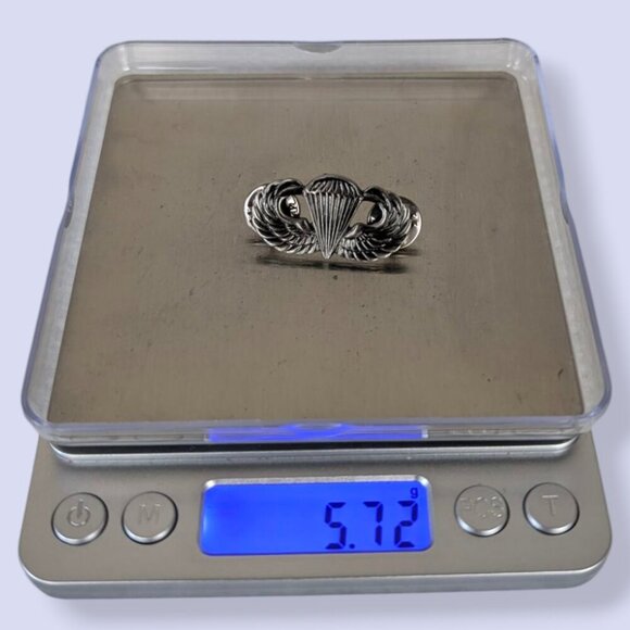 (2/$20) Basic Parachutist Jump Insignia Pin - Picture 5 of 5